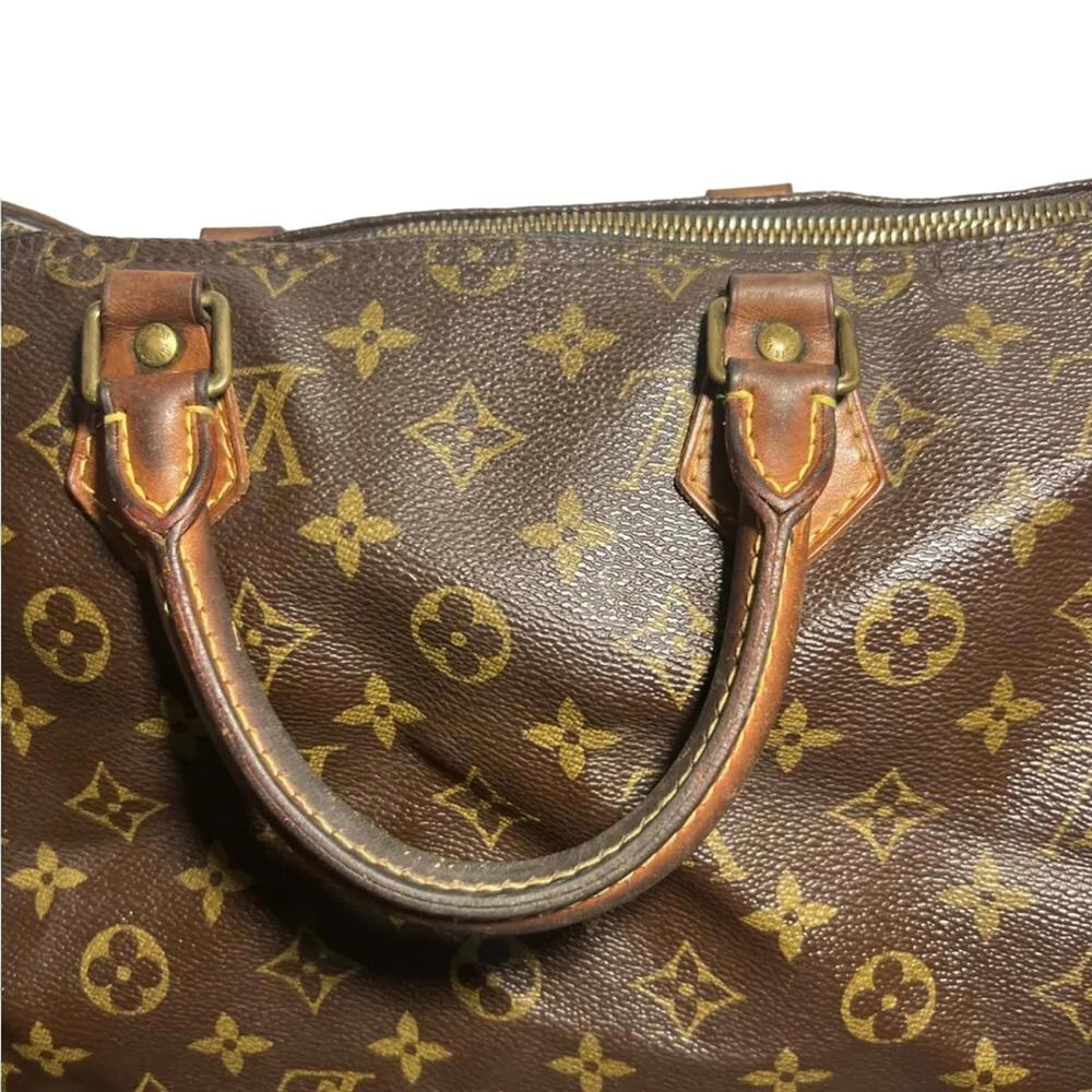 Louis Vuitton Monogram LV Leather Speedy 35 Travel Bag (LVXX200) - Picture 8 of 14
